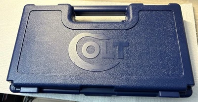 Colt Carrying Case VTG Blue Hard Colt 1070XSE .45 ACP Government Model - Image 1 of 4