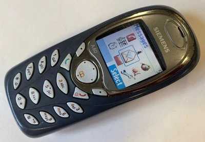 Siemens A60 Mobile Phone UNLOCKED Grey Vintage Retro 2003 - Fully Working - Image 1 of 4