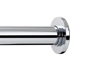 Tension Curtain Rod Spring Tension Rod For Windows Or Shower 24 To 36 Inch Black - Picture 1 of 1
