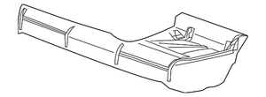 Cojín asiento trasero GM 26244736 genuino - Imagen 1 de 2