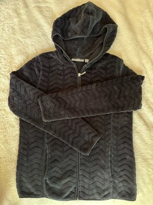 Jason Maxwell Sudadera Con Capucha Mujer S/Crebilla Completa/Full Flece+Patrón Ondas/Manga Larga Foto 1 de 4