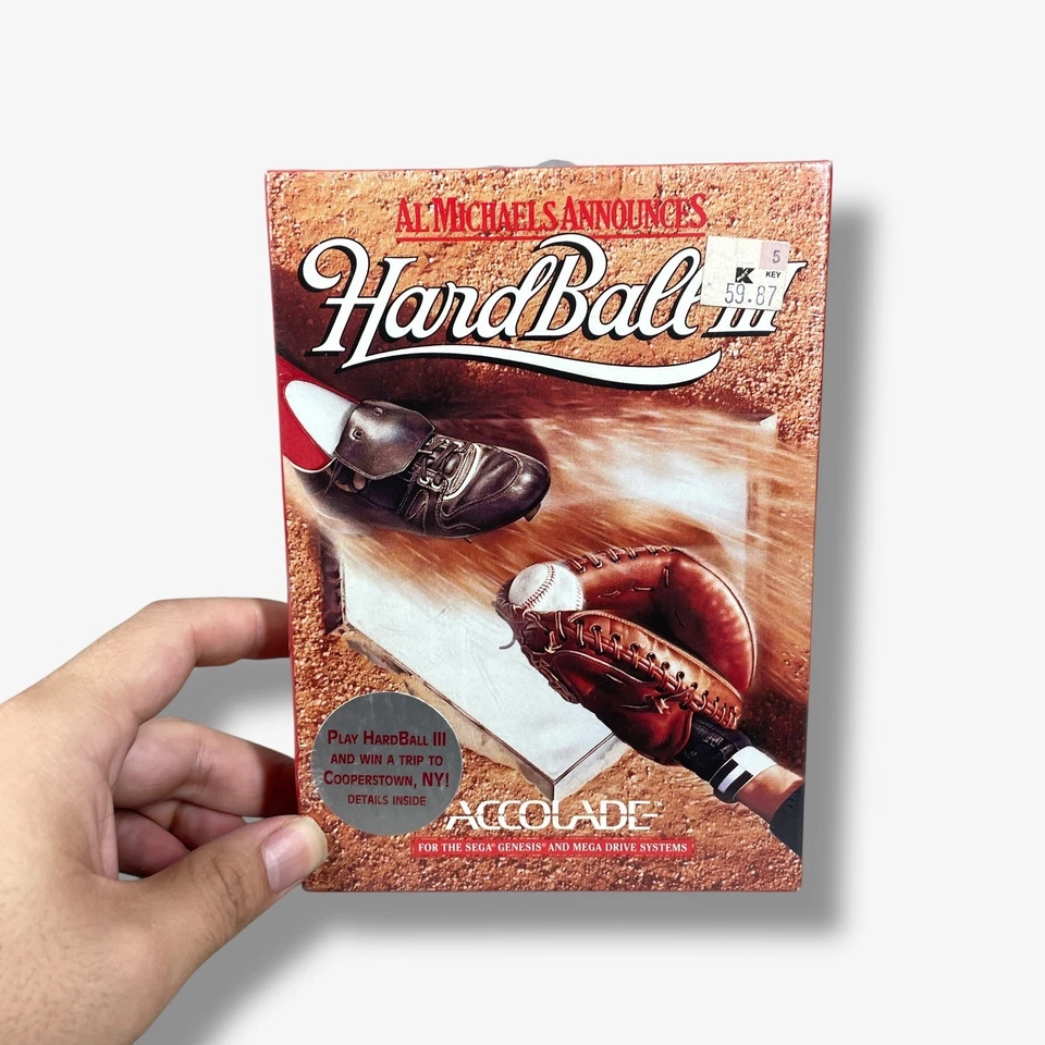 Al Michaels Announces Hardball III Sega Genesis Game New Sealed Vintage - Image 1 of 4