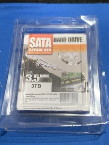 (New/Sealed) Seagate Barracuda 7200.12 3 TB Sata Model#ST3000DM001 3.5 Inch HD - Afbeelding 1 van 9