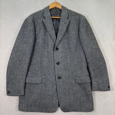 Blazer Abrigo Chaqueta De Colección Harris Tweed Sastrería Para Hombres 42S Lana Espiga Dinamarca Foto 1 de 4