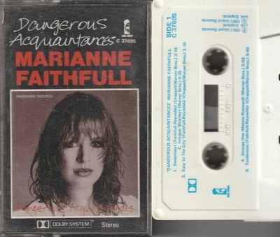 Marianne Faithfull – Dangerous Acquaintances Cassette Tape - Image 1 of 2