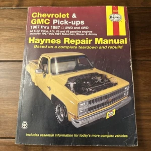 Chevy, GMC Pickups, Suburban, Blazer, Jimmy manual de reparación 1967-1987 - Imagen 1 de 2