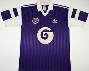 1990-1992 ANDERLECHT ADIDAS AWAY FOOTBALL SHIRT (SIZE L)