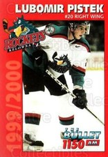 1999-00 Kelowna Rockets #20 Lubomir Pistek