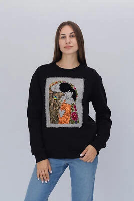 Sudadera Soporte Ucrania Diseño Original Amor Sobre Guerra Bordada Foto 1 de 4