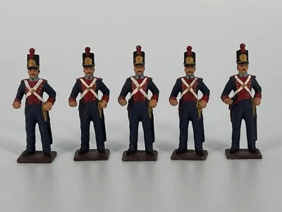 Reeves Int. Lote Constructor Ejército Soldado Plomo Napoleónico 1/32 54mm (5 Figuras) Set C Foto 1 de 4