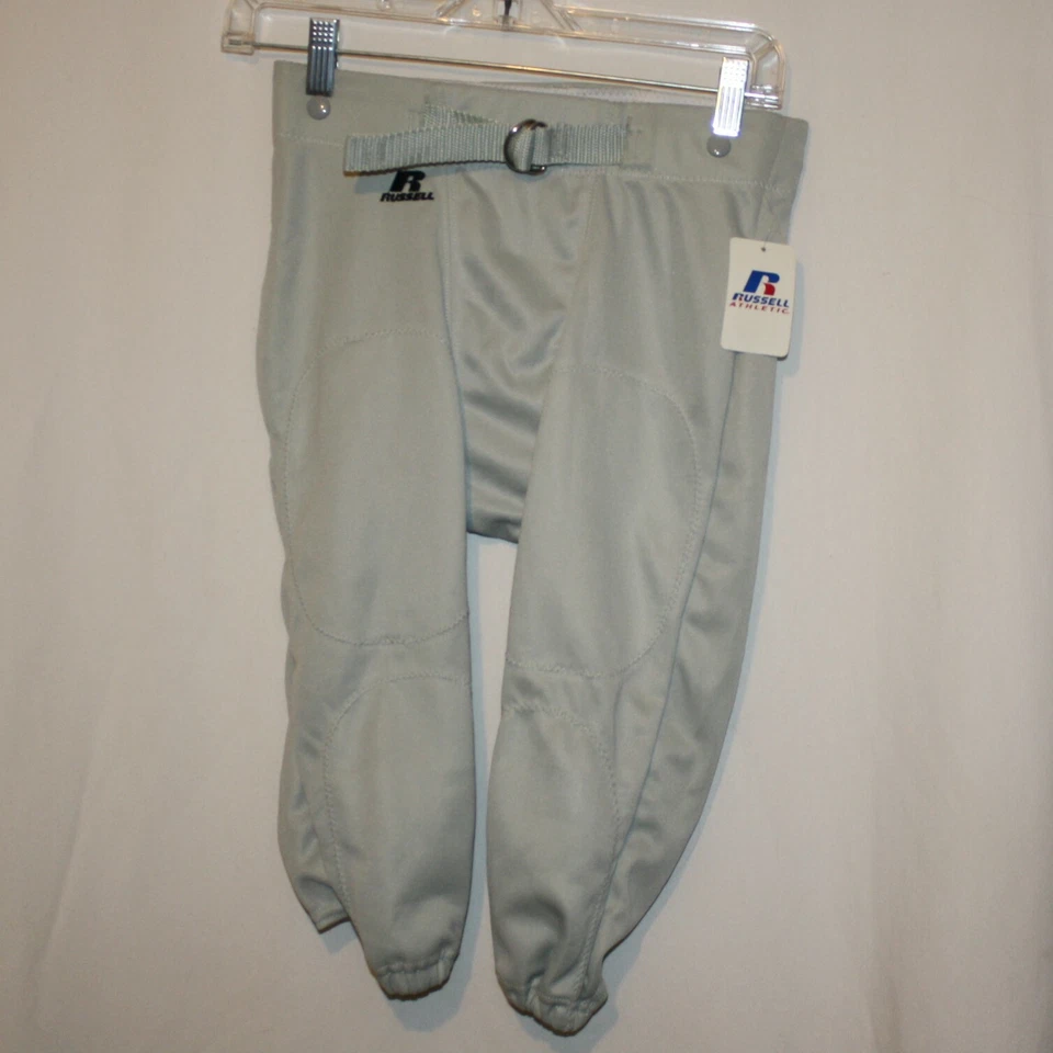 Russell Athletic Youth Football No Fly Pants Gray Large - Image 1 of 1