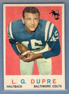 1959 Topps #163 L.G. Dupre EX  GO138