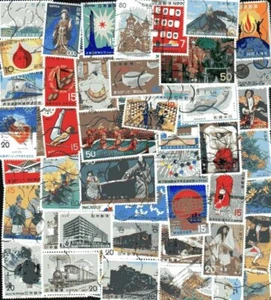 JAPAN Sammlungen von 25 bis 2000 verschiedene Marken gestempelt - Bild 1 von 12