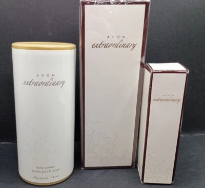 Avon Extraordinary eau de parfum perfume spray 1,7 +,5 + polvo corporal 2005 nuevo en caja Foto 1 de 3