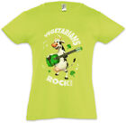 Vegetarians Rock Kids Girls T-Shirt Vegan Food Vegetarian Animals Welfare Cow