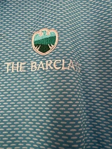 Oxford Golf Super Dry 3XL hellblau & weiß The Barclays Golf Poloshirt - Bild 1 von 4