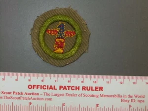 Boy Scout Merit Badge Wood carving circa '34-'35 8689X - Picture 1 of 1