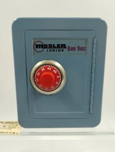 Vintage Metal Mosler Junior Bank Vault (Mint) Working Condition Free Shipping - Picture 1 of 7
