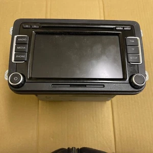 VOLKSWAGEN SHARAN DISPLAY SAT NAV RADIO HEAD UNIT 3C8035190C FAULTY - Picture 1 of 11