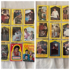 Juego parcial de tarjetas coleccionables de dolores de crecimiento de los años 80 - Imagen 1 de 1