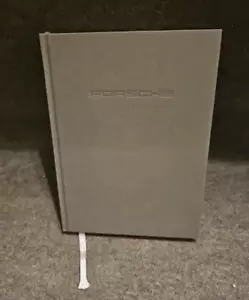 Nuovo libro diario bianco Porsche grigio lino copertina rigida per note storia servizio - Foto 1 di 4