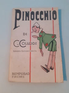 ancien livre Pinocchio di C.Collodi Bemporad firenze a.Mussino 1933 - Foto 1 di 6