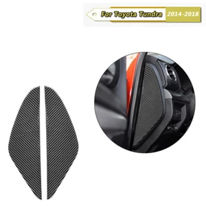 Carbon Fiber Interior Door Protect Panel Cover Trim For Toyota Tundra 2014-2018 - Picture 1 of 14