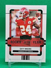 2022 CONTENDERS FOOTBALL-ROOKIE OF THE YEAR GREEN-SKYY MOORE-ROOKIE-CHIEFS