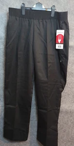 Chef Works Womens Basic Baggy Chefs Trousers, Black, XL 42-44 inch / 107-112 cm - Picture 1 of 10