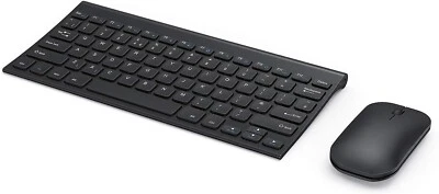 Seenda Small Wireless Keyboard and Mouse, Ultra Compact Rechargeable USB Keyboar - Image 1 of 4
