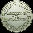 ZÜRICH / SCHWEIZ: Silber-Medaille 1983. 150 JAHRE UNI / UNIVERSITÄT ZÜRICH.