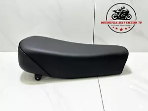 1976 1977 1978 Honda CR125 CR125M Black With Metal Pan CR 125 Elsinore Seat New. - Picture 1 of 17