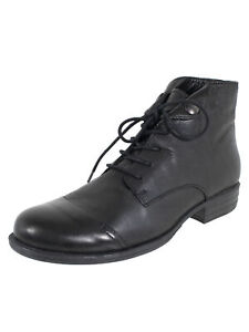Miz Mooz Womens Lennox Lace Up Ankle Boot Shoes, Black, EU 36 / US 5.5-6