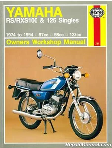 1974-1994 Yamaha RS RSX 100cc 125cc Motorcycle Manual by Haynes : H331 - Picture 1 of 1