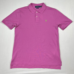 NWT Polo Ralph Lauren Boy's Pink Classic Fit Cotton Mesh Polo Shirt  Sz 14-16