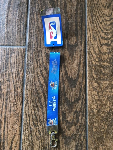 NBA Team Wristlet Lanyard Keychain-  Oklahoma City Thunder Cover