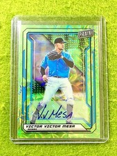 VICTOR VICTOR MESA AUTO PRIZM ROOKIE CARD MARLINS RC 2019 National VIP  SSP #/25