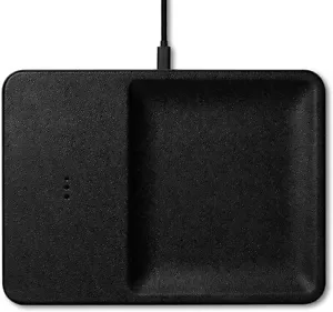 Courant Catch:3 Classics stazione di ricarica wireless caricabatterie in pelle vassoio valet - Foto 1 di 10