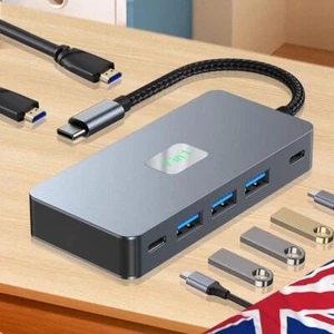 7-in-1 USB C To Dual HDMI-Compatible Docking Station PD 100W USB-C Hub USB C HUB - Bild 1 von 10