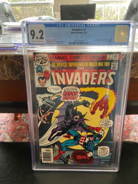 The Invaders 9 VG Union Jack Vs Baron Blood 1976