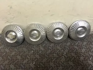 VINTAGE HUB CAP PEDAL CAR WHEEL LOT STEEL TOY BUGGY - Picture 1 of 6