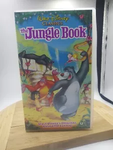 The Jungle Book (VHS, 1991) UK Import. Walt Disney UK Vhs - Picture 1 of 9