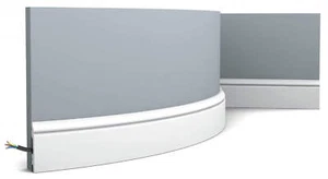 Orac Decor SX165F Battiscopa Parete Poliuretano Flessibile Bianco 200x6,9x1,1 cm - Picture 1 of 3