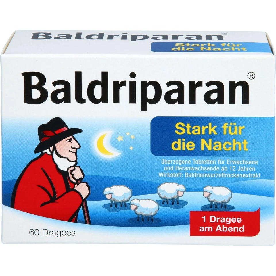 PHARMASGP GMBH BALDRIPARAN Stark für die Nacht überzogene Tab. 60 St PZN00499181