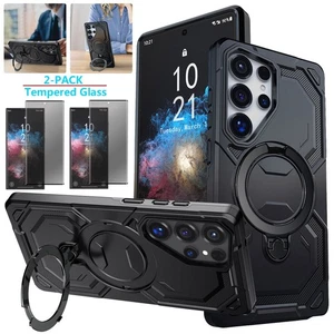 Funda Carcasa Anillo Híbrida Para Samsung Galaxy S22 Ultra 5G / Privacidad Vidrio Templado - Imagen 1 de 33