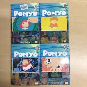 complete Ponyo Film Manga, Vols. 1 - 4 , Miyazaki, Hayao - Studio Ghibli Library - Picture 1 of 2