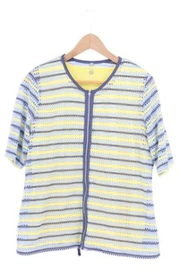 RABE Camicetta Donna Multicolore Righe Casual con Zip (IT 44, EU 40) - Foto 1 di 3