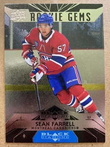 SEAN FARRELL 23/24 Upper Deck UD Black Diamond Rookie #BD-10 Montreal Canadiens - Picture 1 of 2