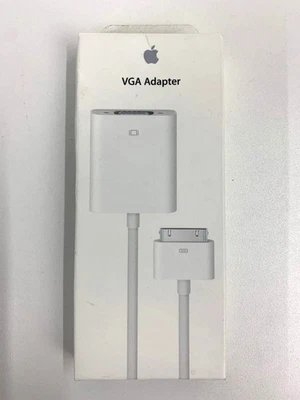 Apple VGA to 30-pin Adapter A1368 for iPad or iPhone MC552ZM/B - New - Image 1 of 2