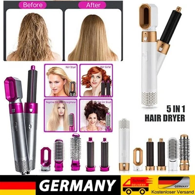 5 in 1 Haarbürste Haarstyler, Airstyler, Lockenstab, Haarstyler, Hair dryer DE - Bild 1 von 4
